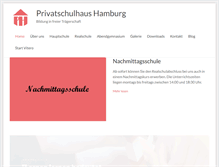 Tablet Screenshot of privatschulhaus.de